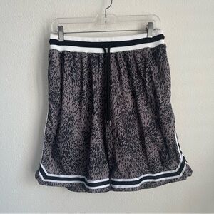 John Elliott Game Animal Print Track Basketball Shorts